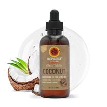 Rícino preto jamaicano Oil Tropic Isle com coco, pacote com 2 unidades Rícino preto jamaicano Oil Tropic Isle com coco, pacote com 2 unidades