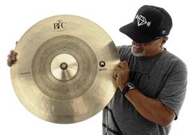 Ride BFC Brazilian Finest Cymbals Signature CARLOS BALA 22 CBR22 em Bronze B20 Versátil e Definido
