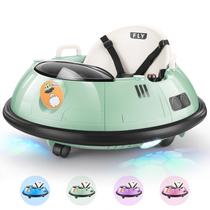 Ride on Bumper Car Hikole Baby com controle remoto 12V verde