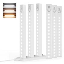 Rihvy Kit com 6 Luzes LED Recarregáveis USB de 20 cm para Instalar Sob o Armário