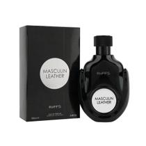 Riiffs perfume masculino masculin leather edp 100ml