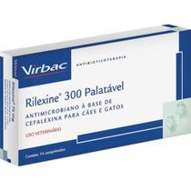 Rilexine 300mg Palatável para Cães e Gatos com 14 Comprimidos Rilexine 300mg Palatável para Cães e Gatos com 14 Comprimidos