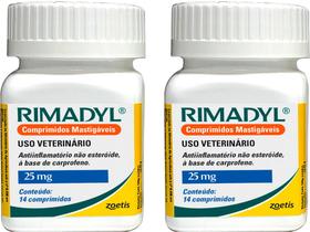 Rimadyl 25mg - 14 Comprimidos - Zoetis - 2 Unidades