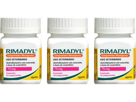 Rimadyl 75mg - 14 Comprimidos - Zoetis - 3 Unidades