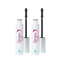 Rímel Dabalash Daba Duo à prova d'água 24 horas 13 mL x 2 muito preto