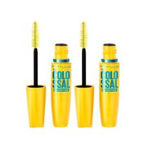 Rímel Maybelline Volum' Express The Colossal Waterproof 9x Volume 9ml (pacote com 2) Rímel Maybelline Volum' Express The Colossal Waterproof 9x Volume 9ml (pacote com 2)