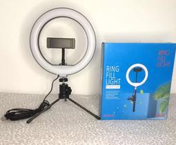 Ring Fill Light 20cm/8" com suporte celular