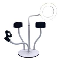 Ring Fill Light Studio Fotografia Led Suporte Microfone Smartphone Luz 2 Tamanhos