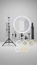 Ring Led 26cm Com Tripé 2,1m Para Fotos E Vídeos Ring Led 26cm Com Tripé 2,1m Para Fotos E Vídeos