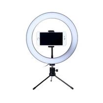 Ring Light 10 26cm com Tripé e Suporte Celular Ring Light 10 26cm com Tripé e Suporte Celular