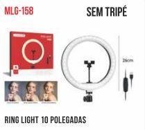 Ring Light 10" Sem Tripé Tomate MLG-158 - Iluminação Portátil para Gravações e Selfies Ring Light 10" Sem Tripé Tomate MLG-158 - Iluminação Portátil para Gravações e Selfies