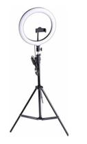 Ring Light 12 30Cm 160 Leds + Tripé 2M + Suporte Celular