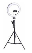 Ring Light 12 30Cm 160 Leds + Tripé 2M + Suporte Celular