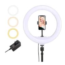Ring Light 14 Polegadas 36Cm Tripé Suporte Celular Iluminado