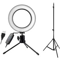 Ring Light 16 cm Led Iluminador Com Tripé