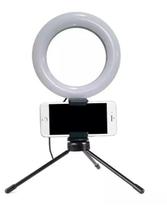 Ring light 6 polegadas (16cm) com tripe e suporte para celular Ring light 6 polegadas (16cm) com tripe e suporte para celular