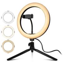 Ring Light 8 20cm Iluminação Profissional Led Selfie Tripé