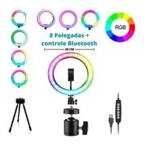 Ring Light 8 Polegadas + Tripé De Mesa + Suporte Celular iluminador Ring Light 8 Polegadas + Tripé De Mesa + Suporte Celular iluminador