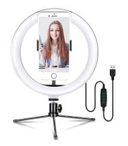 Ring Light 8Pol- 20Cm Com Mini Tripé