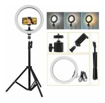 Ring Light Anel 30cm 12 - DS RING LIGHT - Preto - USB