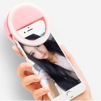 Ring Light, Anel de Luz de Led para Celular e Tablet Iluminar para Tirar a foto - Selfie e Graver Vídeo ROSA