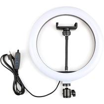 Ring Light Aro 10 Polegadas com Suporte LED Luz Foto Vídeo Ring Light Aro 10 Polegadas com Suporte LED Luz Foto Vídeo