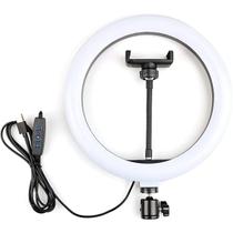Ring Light Aro 10 Polegadas Com Suporte Led Luz Foto Vídeo Ring Light Aro 10 Polegadas Com Suporte Led Luz Foto Vídeo