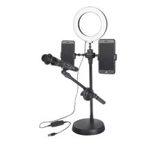 Ring light com suporte para gravacao 3em1 tomate mtg-132 Ring light com suporte para gravacao 3em1 tomate mtg-132