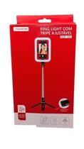 RING LIGHT COM TRIPE BLUETOOTH 5.2 - TOMATE MZP-306 - Suporte Tripé Ajustável
