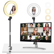 Ring Light Evershop 10" para Videoconferência - Iluminação para Computador