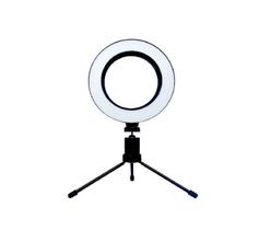 Ring Light Exbom 6 Polegadas Led Com Tripé De Mesa