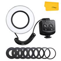 Ring Light Godox Ring 72 Macro LED com adaptador de 8 lentes para DSLR