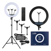 Ring Light Grande 18 polegadas Bicolor LED 45cm Tpfoto RL18 + tripé Ring Light Grande 18 polegadas Bicolor LED 45cm Tpfoto RL18 + tripé