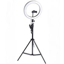 Ring Light Iluminador 26Cm 10 Polegadas + Tripé Completo