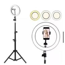 Ring Light Iluminador Anel Luz 30cm 12 Polegadas + Tripé 1,10m