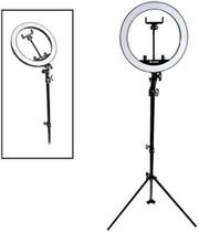 Ring Light iluminador Completo Iluminador Portátil 26cm + Tripé 2metros