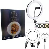 Ring Light Iluminador De Led Com 3 Funções - MBtech 2491