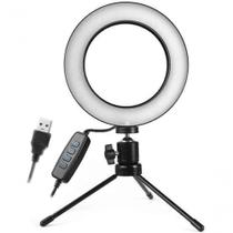 Ring Light Iluminador De Led Usb 16cm 6 Polegadas Gravar Vídeo Ring Light Iluminador De Led Usb 16cm 6 Polegadas Gravar Vídeo