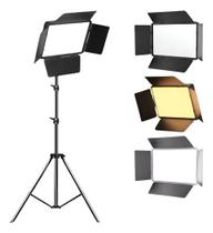 Ring Light Iluminador Led Foto Profissional Tripé 3 Tons Quentes (2600K) e Frios (6500K)