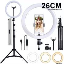 Ring Light Iluminador Led Tripé Suporte Celular - Profissional