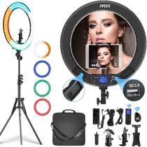 Ring Light IVISII 48,5cm com Controle Remoto e Suporte
