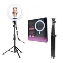 Ring Light Led 10 Polegadas 26Cm Com Trípe Para Gravaçao