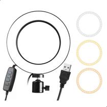 Ring Light LED 10 Polegadas Suporte Celular Lelong LE763