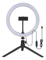 Ring Light Led 3 Cores 8w 5v USB 10" G-Light