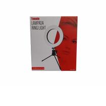 Ring Light Led 6 Pol 16 Cm + Tripé De Mesa - TOMATE