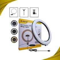 Ring Light LED 8 Polegadas 20cm com Suporte para Celular Gravação