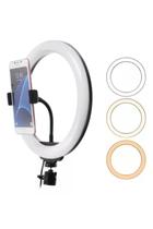 Ring Light LED Bicolor 26cm 10W com Suporte para Celular M26 Ring Light LED Bicolor 26cm 10W com Suporte para Celular M26