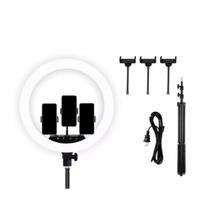 Ring Light Led Grande Iluminador 45cm 18 Polegadas + Tripé Ring Light Led Grande Iluminador 45cm 18 Polegadas + Tripé