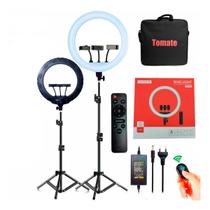 Ring Light Led Iluminador 18 Polegadas Grande Completo + Tripé 2.1m