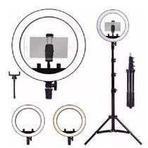 Ring Light Led Iluminador 26Cm Completo 2,1M Tripé 210Cm